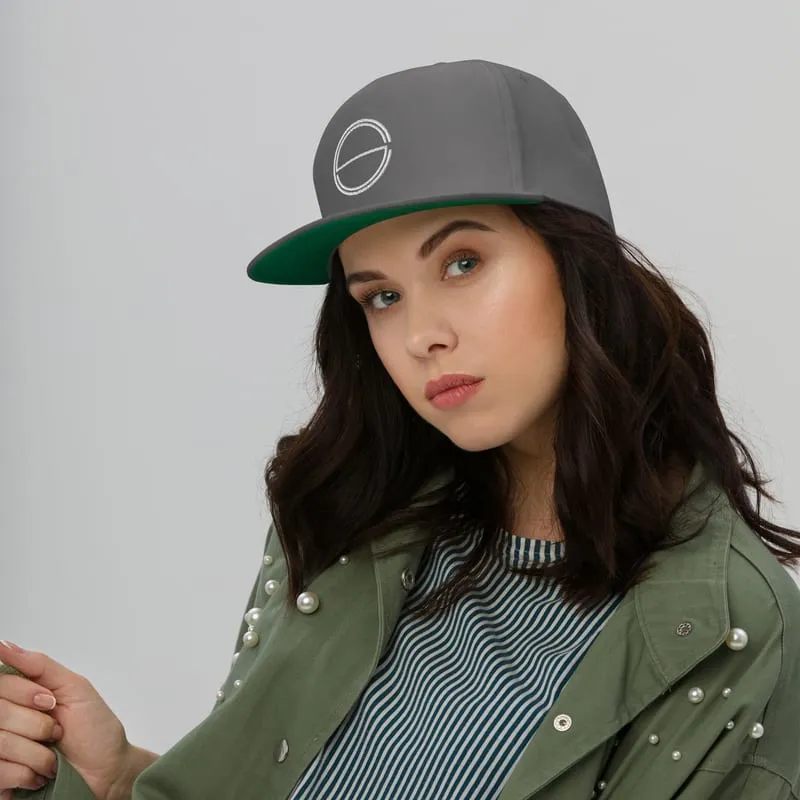 Smooth Logo Flat Bill Cap